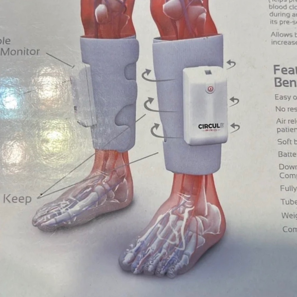 CIRCUL 8 PRO Mobile Blood Clot Portable Prevention Compression.